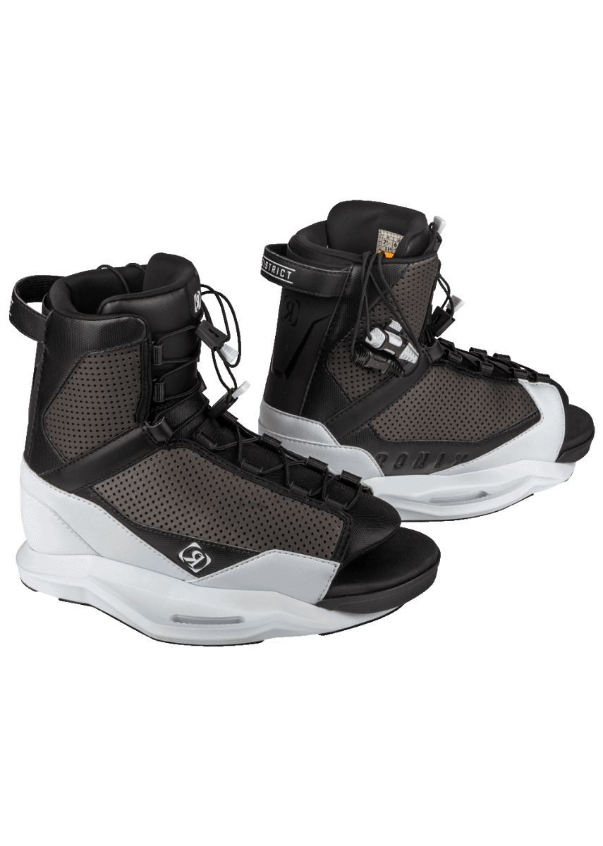 2027 Ronix District wakeboard boot with adaptive MainFrame chassis