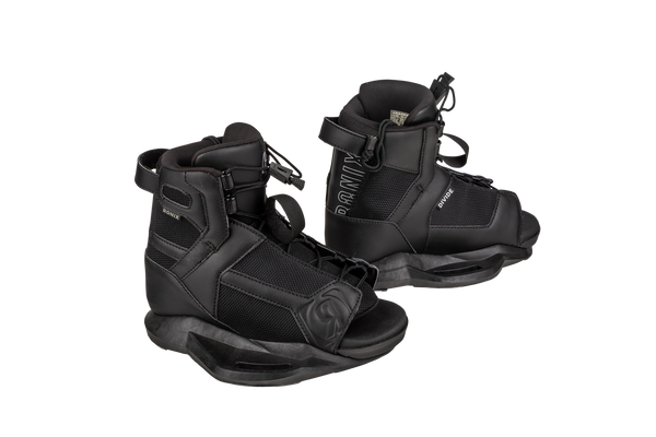 pair of 2026 Ronix Divide wakeboard boots with AutoLock lacing