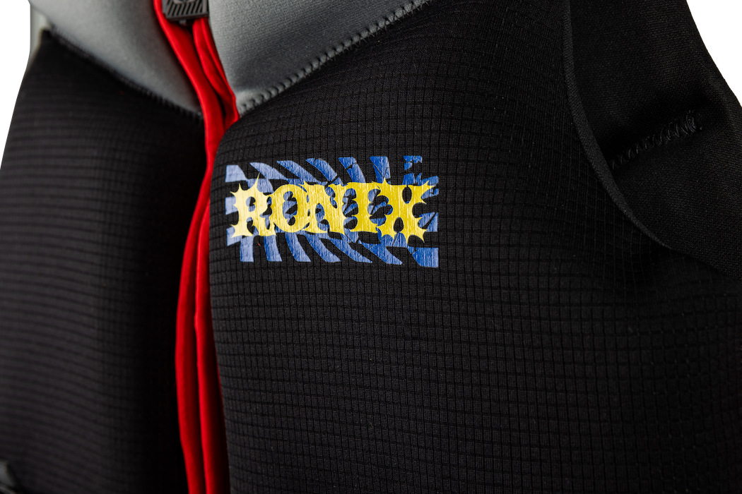 Front view of Ronix Drivers ED Boys' CGA life jacket