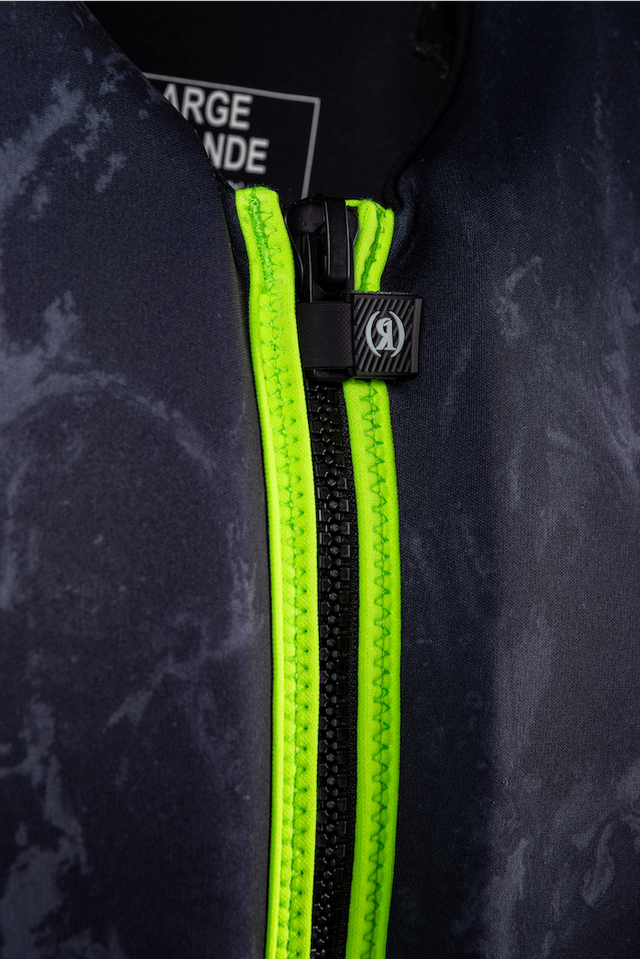 view of Ronix Dyno 2027 Coast Guard Approved life jacket with zipper