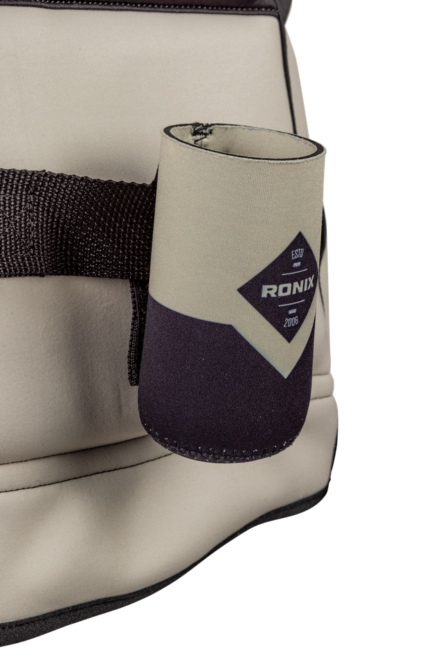 Built-in Coldy Holdy beverage holder on Ronix Highlife CGA life vest