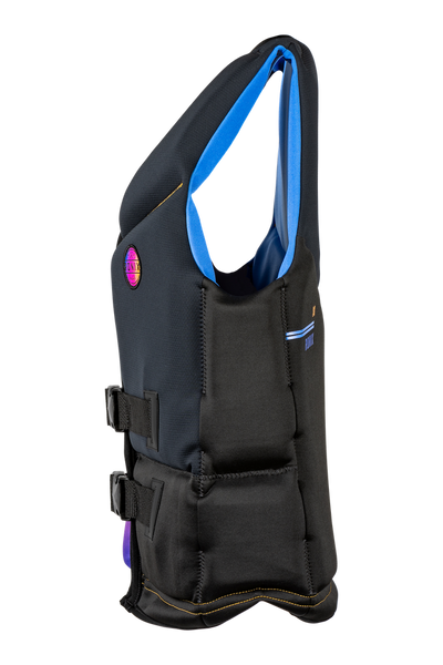 side view of Ronix Imperial women's Coast Guard Approved life jacket