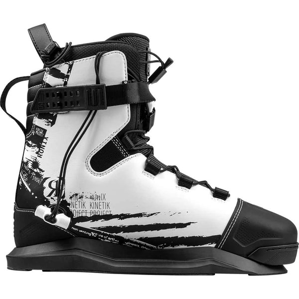 Side view of Ronix Kinetik Project wakeboard bindings