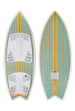 2026 Ronix Koal Classic Fish women's surf-style wakesurf board
