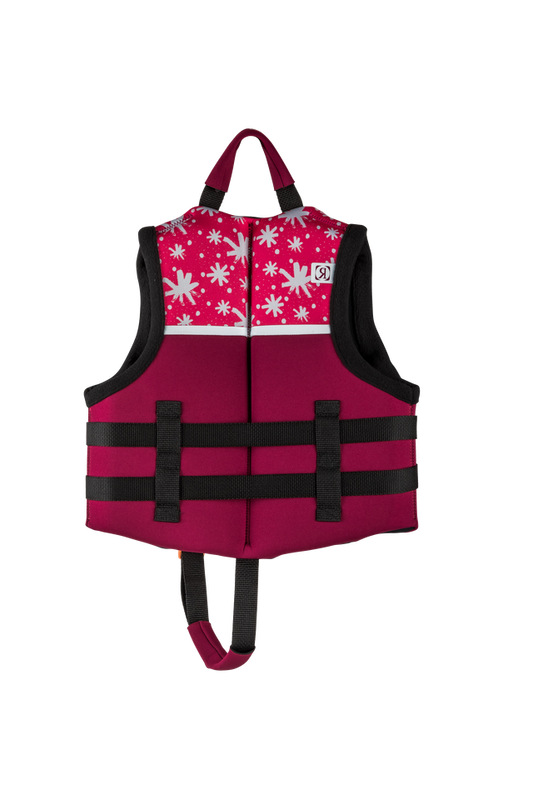 Ronix Laguna Girls' Child Coast Guard Approved Life Vest 2026 for 30–50 lbs