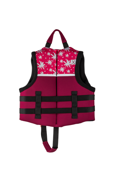 Ronix Laguna Girls' Child Coast Guard Approved Life Vest 2026 for 30–50 lbs