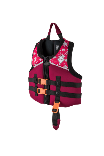 Ronix Laguna Girls' Child Coast Guard Approved Life Vest 2026 for 30–50 lbs