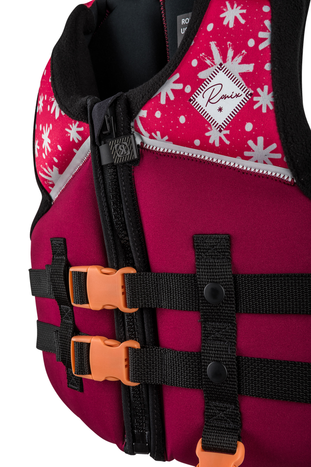 Ronix Laguna Girls' Child Coast Guard Approved Life Vest 2026 for 30–50 lbs