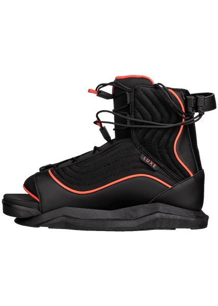 Side profile of Ronix Luxe women's wakeboard binding