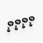Close-up of black Ronix M6 baseless wakeboard binding bolts
