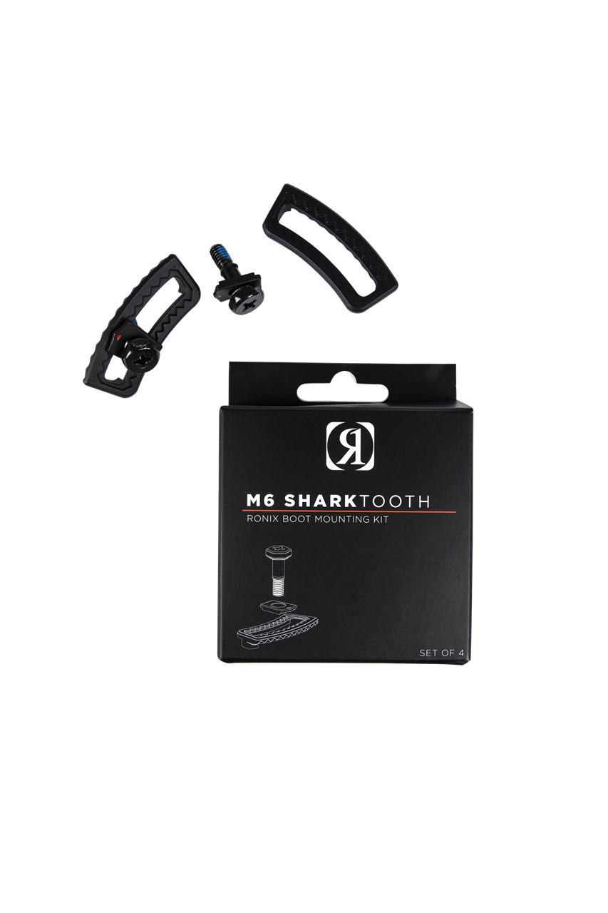 Ronix M6 SharkTooth wakeboard boot hardware set of four reinforcement inserts