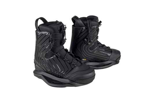 2026 Ronix One Gloss Midnight Intuition closed-toe wakeboard boots