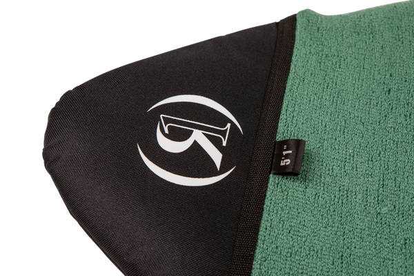 Pointed nose shape of Ronix wakesurf board sock