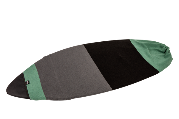 Ronix Pointy Nose Surf Sock in Jade, Black and Gray