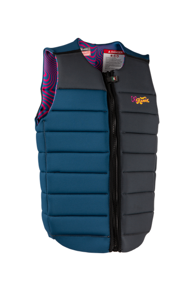 Front view of Ronix Purple Haze 2026 wakeboarding impact vest