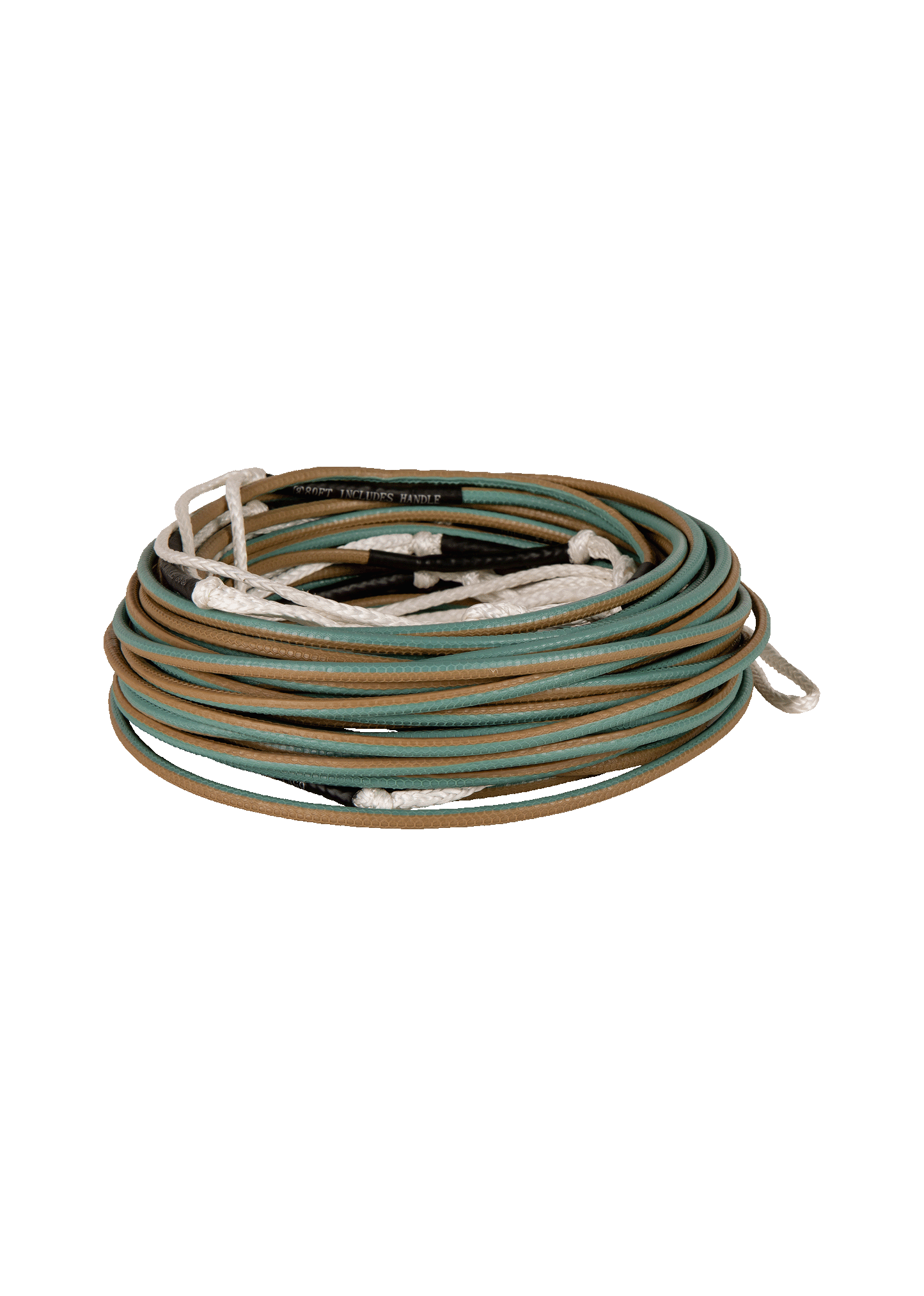 Silicone-coated rope construction on Ronix R8 wakeboard mainline