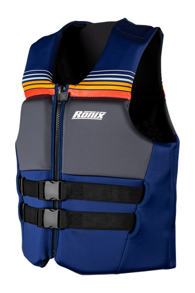 Front view of Ronix Realm 2027 Coast Guard Approved life jacket
