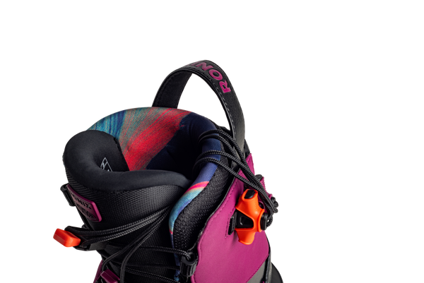 Ronix Rise Intuition wakeboard boot with women-specific foot and ankle proportions