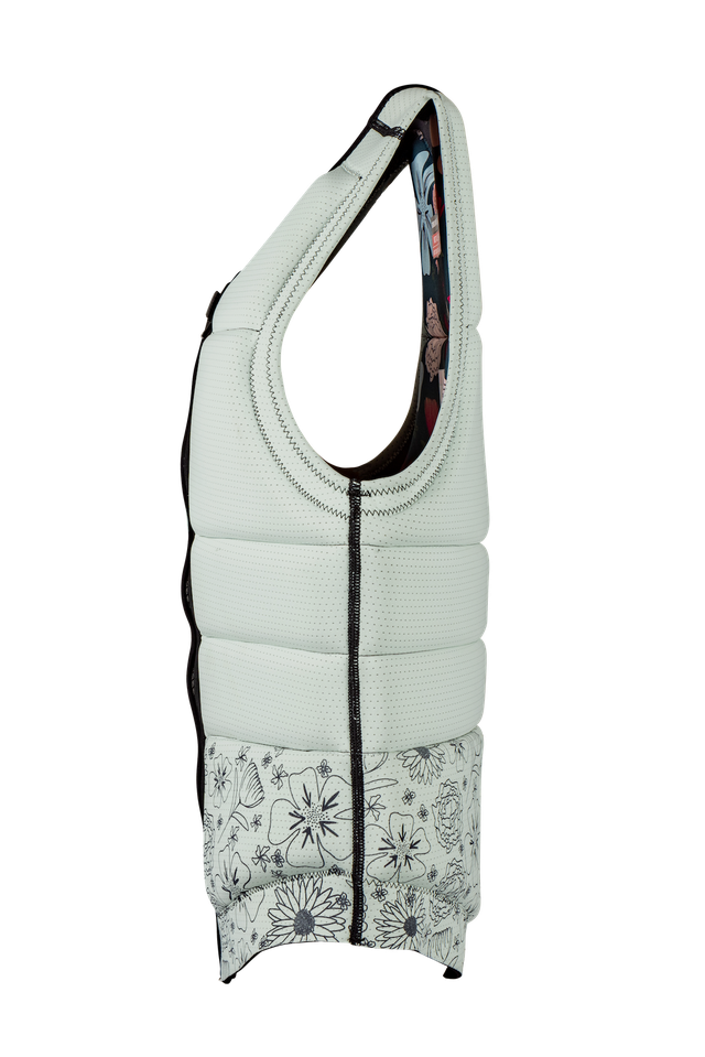 side view of Ronix Rise women's competition impact vest