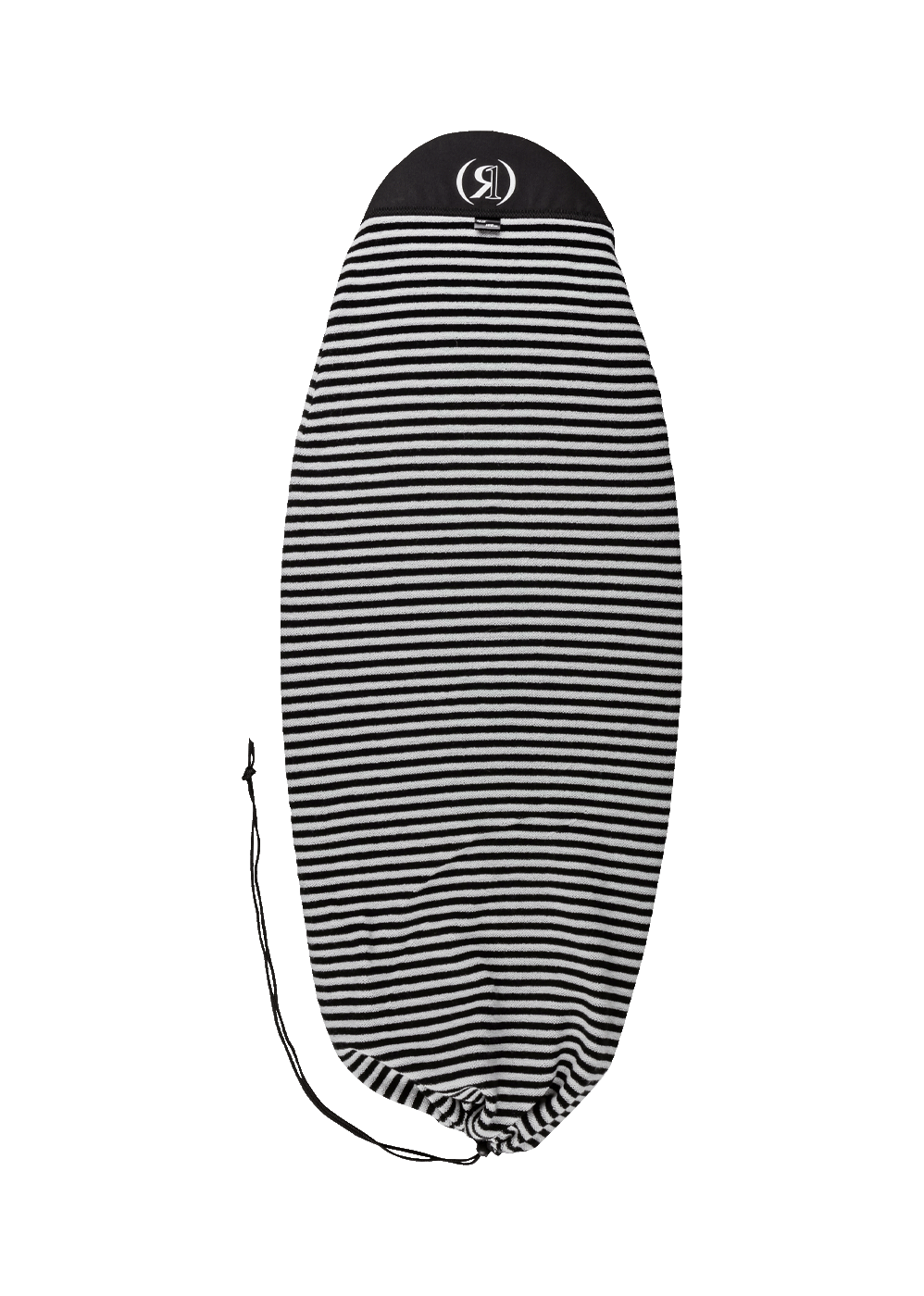 Ronix Round Nose Surf Sock – Black & White Stripes