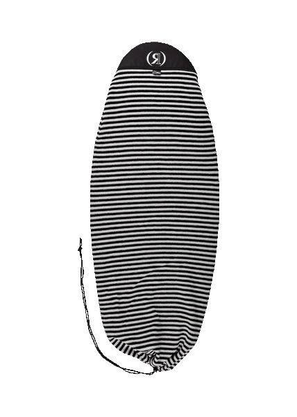 Ronix Round Nose Surf Sock – Black & White Stripes