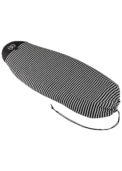 Ronix Round Nose Surf Sock – Black & White Stripes