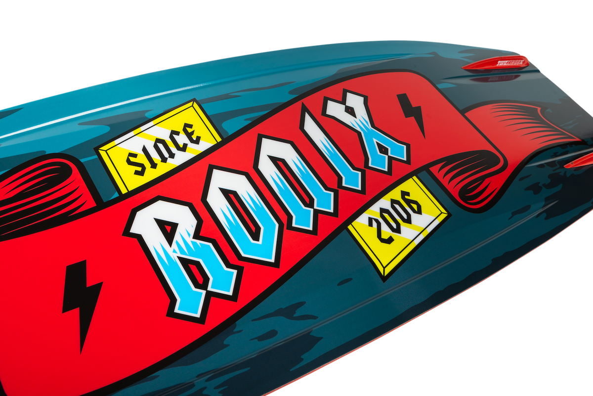 Bottom view of Ronix RX1 129cm youth wakeboard