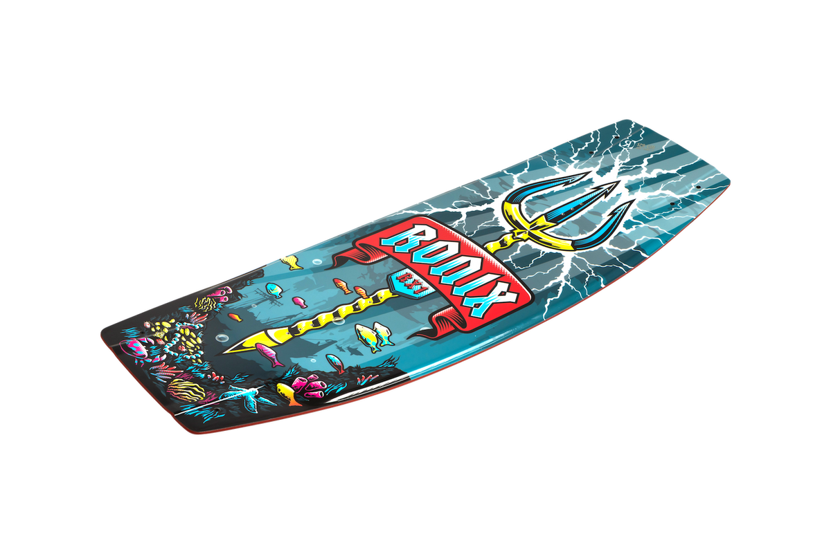 Side profile of the Ronix RX1 129 boys wakeboard