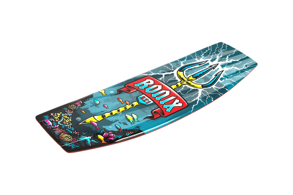 Side profile of the Ronix RX1 129 boys wakeboard