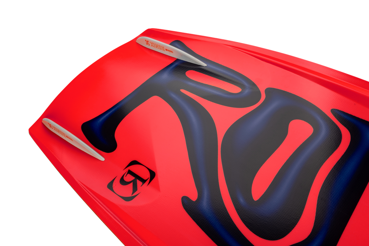 Ronix RXT Blackout wakeboard fin setup with Ramp and Free Agent fins
