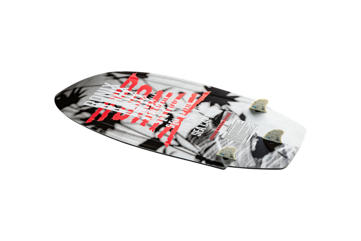 Bottom view of Ronix Women's Sea Captain Tuff Tech wakesurf board