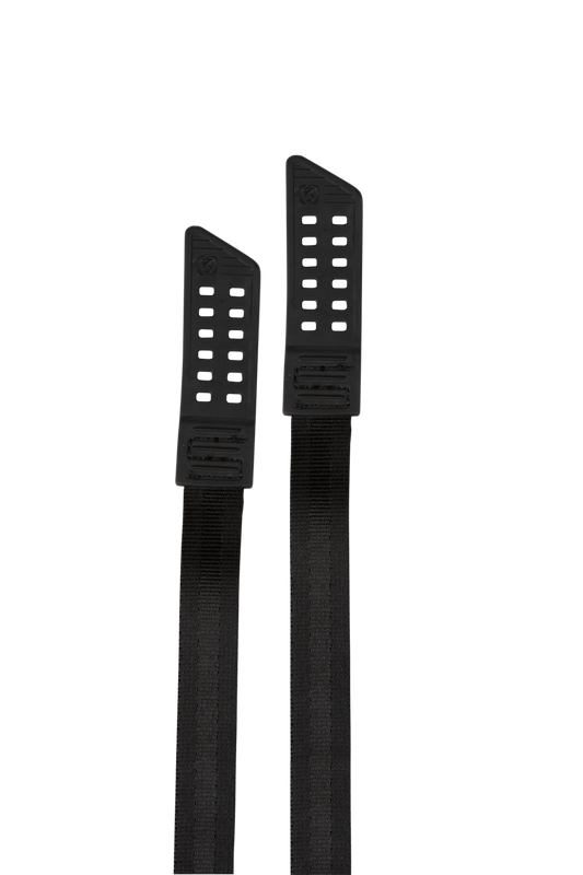 Close-up of black Ronix SuperStrap replacement binding strap