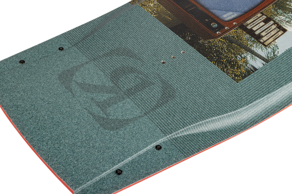 Side profile of Ronix Supreme wakeboard showing hybrid rocker design