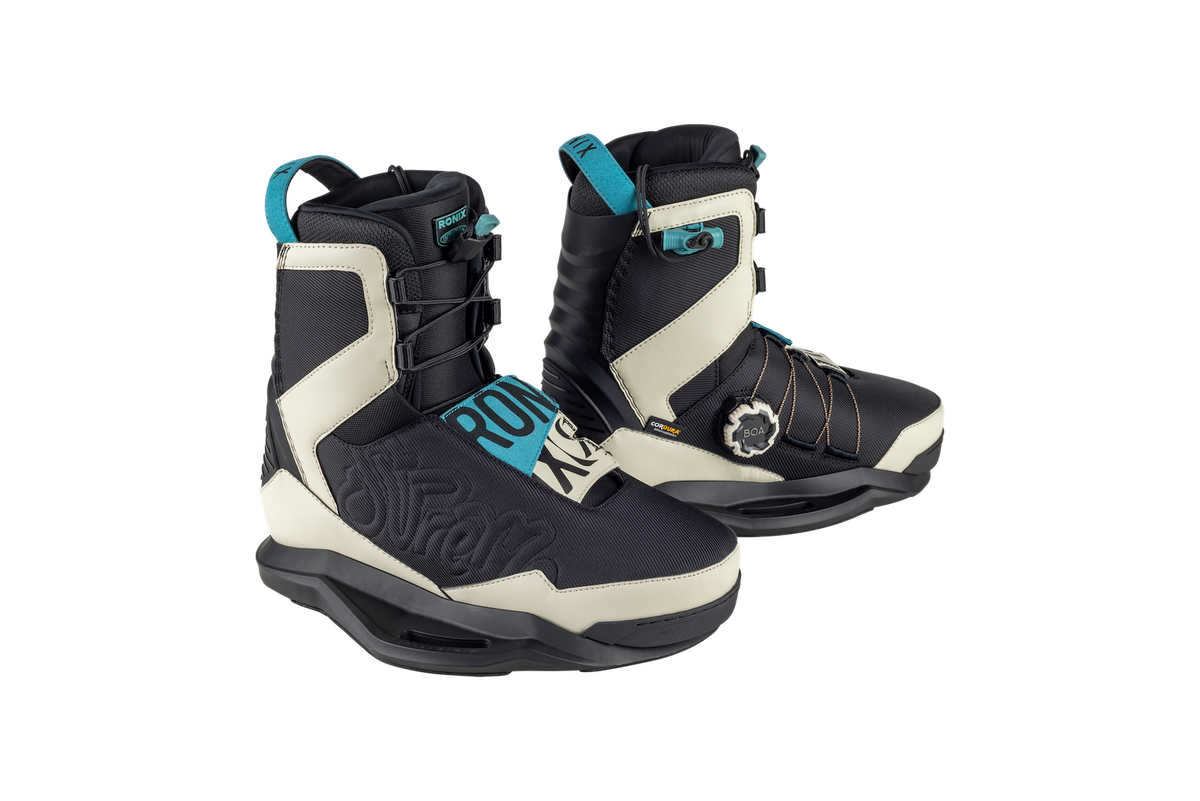 2026 Ronix Supreme BOA wakeboard boots with adjustable BOA Fit System