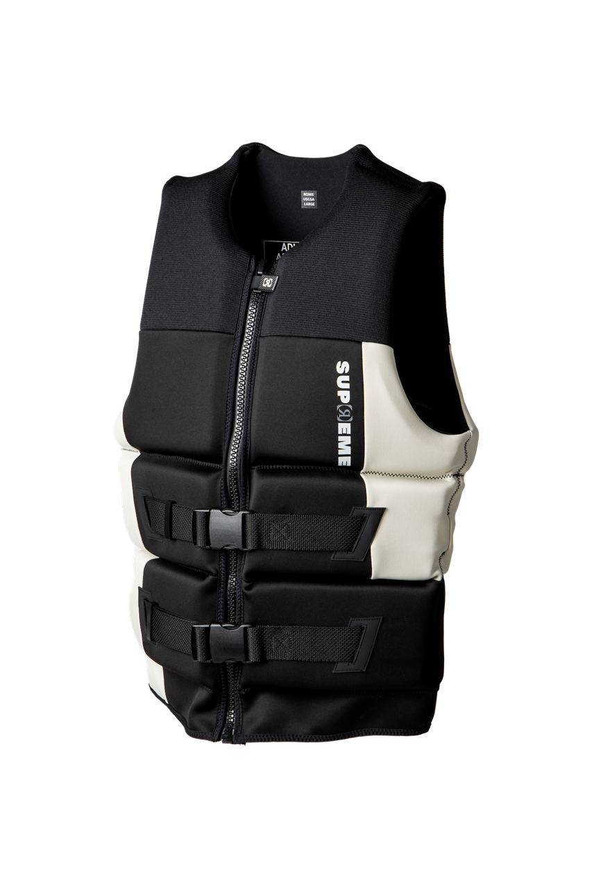Front view of Ronix Supreme Yes CGA wakeboard life vest