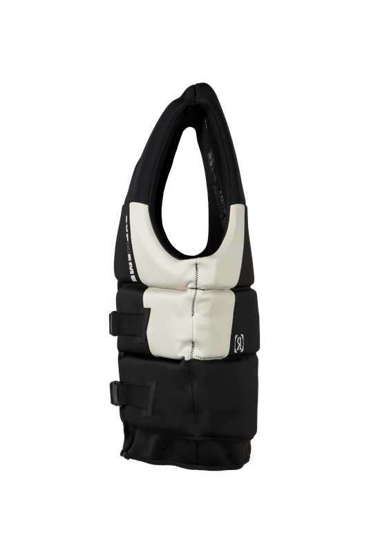 side view of Ronix Supreme Yes CGA wakeboard life vest