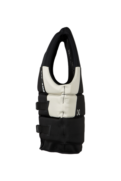 side view of Ronix Supreme Yes CGA wakeboard life vest
