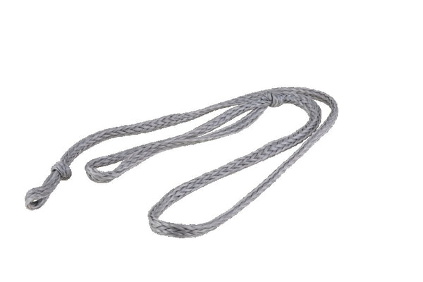 Connection end of Ronix Surf Rope 5ft Extension in Silver
