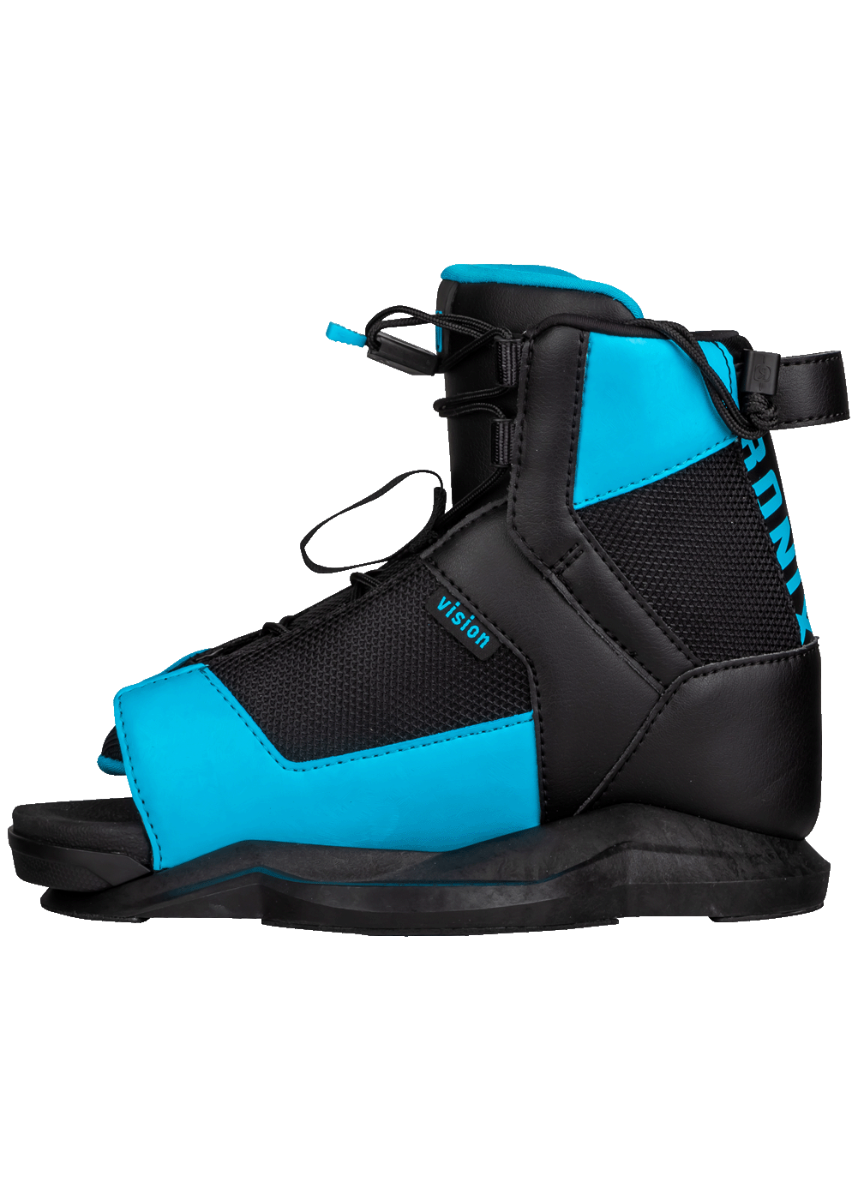Side view of Ronix Vision youth wakeboard boot