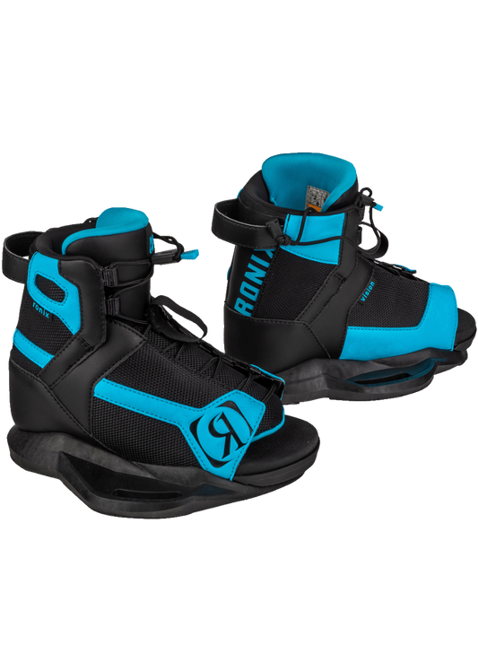2026 Ronix Vision kids' wakeboard bindings with AutoLock lacing