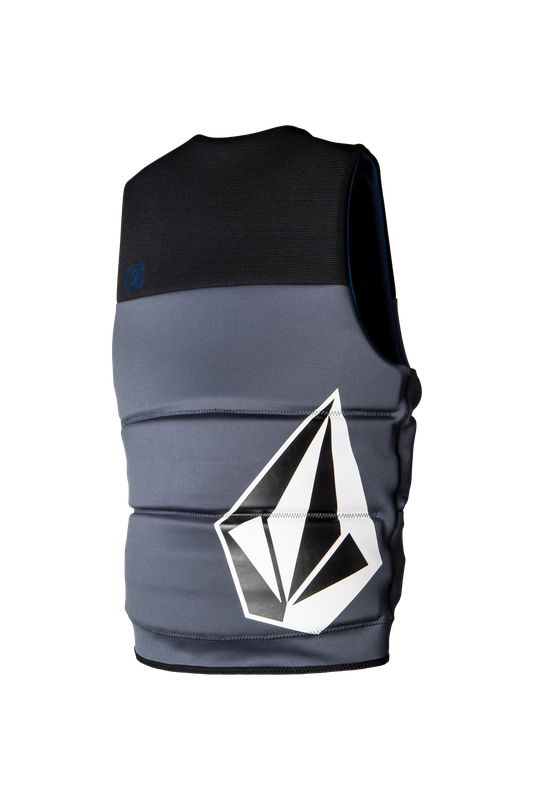 Back view of Ronix Volcom YES Coast Guard Approved life jacket