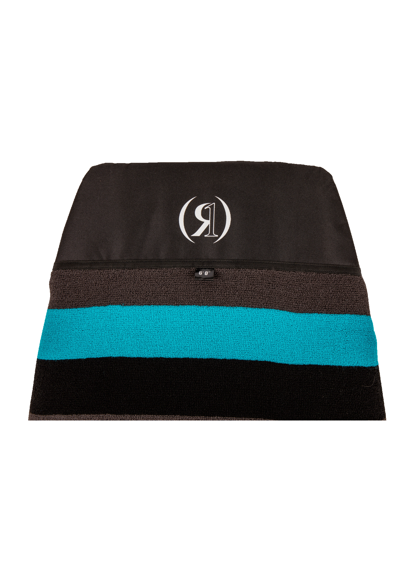 Ronix Wide Nose Surf Sock – Aqua Blue/Black/Grey – Up to 6'