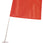 Seachoice orange rider down flag with 24-inch PVC pole and suction cup