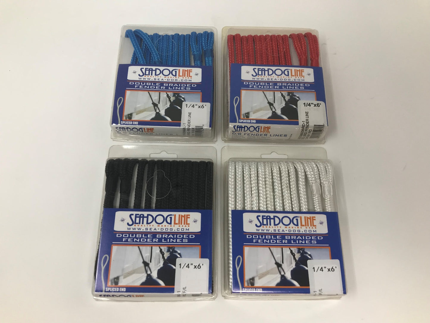 SeaDog Fender Whip Rope 1/4" x 6' Pair