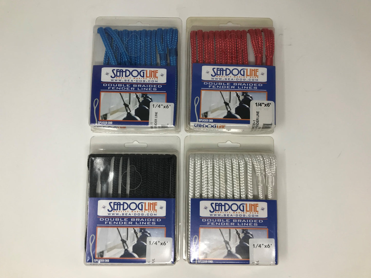 SeaDog Fender Whip Rope 1/4" x 6' Pair