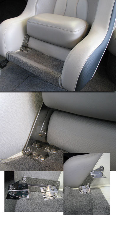 Bolster Seat Riser SS Bracket Set