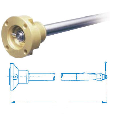 Marine Hardware 1-1/8" Custom Prop Shaft & Walters V-Drive Coupler