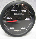 Gauge Speedometer 60 MPH Black/White