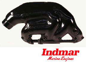 Indmar ETX Exhaust Manifold Starboard Side