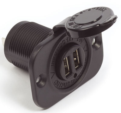 USB Dual Charger Socket Marine Accessory Socket